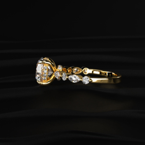 Bague en diamant rond brillant cultivé en laboratoire, certifié IGI, de couleur D à F, 2,00 ct, or, argent, jaune, blanc, rose, brillance radiante, intemporel - Product Image 5