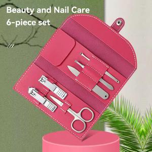 Morje Surgical Manicure <b>Kit</b> Stainless Steel <b>Nail</b> Care Tools Set Portable Case Classic Style Adult Use - Product Image 2