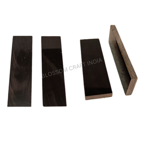 Montures de lunettes de luxe en corne de buffle naturelle, veinage rayé blanc, style animal, plaques optiques écologiques - Product Image 5