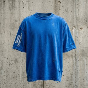 Camiseta con Logotipo Personalizado, Diseño Desgastado, 100% Algodón, Bordado de Alta Calidad, Transferencias DTF Vintage para Camisetas - Product Image 2