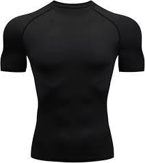 T-shirt de sport pour homme en polyester, col en V, extensible dans quatre directions, idéal pour la randonnée en plein air - Product Image 3