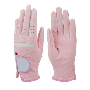 Gants de golf en peau de mouton personnalisés de qualité supérieure pour gaucher, unisexe, paire, OEM avec emballage et marquage personnalisés pour le sport - Product Image 1