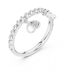 Bague en or jaune 14 carats avec diamant rond cultivé en laboratoire pour femmes |   Vêtements de mariage |   Nouveau diamant cultivé - Product Image 4