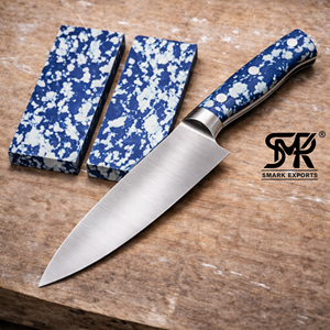 Hojas de Cuchillo de Piedra Turquesa Genuina para Empuñaduras, Ecológicas, Hechas a Mano, Altamente Duraderas para Fabricación de Cuchillos de Chef Personalizados, Suministro al por Mayor - Product Image 1