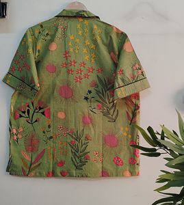 Conjunto de Pijamas Personalizados para Familias, 100% Algodón |   Ropa de Dormir Floral con Estampado a Mano |   Conjunto de Ropa de Dormir para Mujeres, Hombres y Niños - Product Image 3