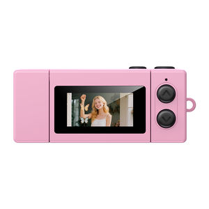 Mini appareil photo numérique rétro 720P tendance avec écran rabattable de 0,96 pouce et batterie de 200 mAh – Appareil photo classique portable - Product Image 4