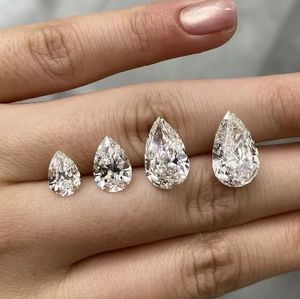 Diamant de laboratoire taille poire, non monté |   Couleur DEF |   Clarté VVS VS |   Vente en gros - Product Image 3