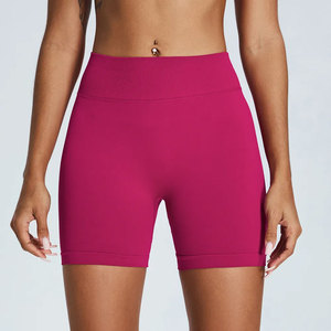 2026 Wholesale Solid Seamless 2-Piece Women Activewear Set Sports <b>Bra</b> Shorts for Gym Yoga OEM Custom Logo Breathable Fitness - Product Image 3