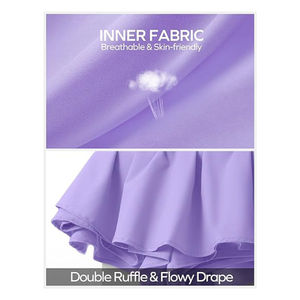 Jupe de tennis pour femme, légère, respirante, à séchage rapide, couleurs unies, mini-jupe, tendance - Product Image 4