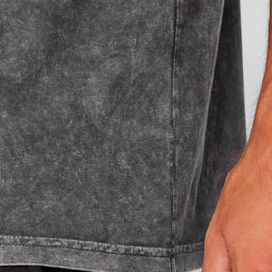 T-shirt homme le plus vendu, col rond, impression logo personnalisé, délavé à l'acide, manches courtes - Product Image 4