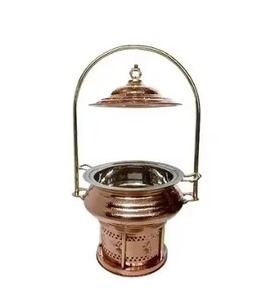 Precios al por mayor: Olla de calentamiento comercial de acero inoxidable con asa y quemador de alcohol para cocinar - Product Image 2