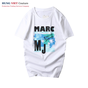 2025 Custom High Quality 95% Cotton 5% Spandex Drop Shoulder Regular Fit Breathable Quick Dry Casual Knitted <b>T</b>-<b>Shirt</b> for Men DTG - Product Image 3