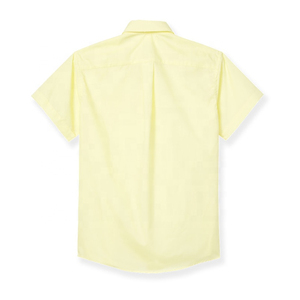 Camisa de Uniforme Escolar al por Mayor, Personalizada, de Poliéster y Algodón, Unisex, Blanca, para Niños, con Bordado e Impresión - Product Image 4