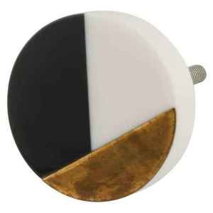 Poignée de meuble carrée noire avec motif cerf doré, poignée de porte moderne en laiton, décoration intérieure - Product Image 6