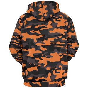 Sudadera con Capucha de Camuflaje para Hombre, Corte Regular, Estampada, de Poliéster, Estilo Casual para Otoño - Product Image 4