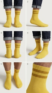 High Quality Athletic Casual <b>Socks</b> Unisex <b>Polyester</b> Spandex Fabric Lightweight Breathable Soft Everyday Comfort Wear - Product Image 5