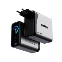 Chargeur de Bureau GaN 140W 120W USB C à Charge Rapide Avec Écran, Adaptateur Universel pour Téléphone Portable PD Type C 140W GaN