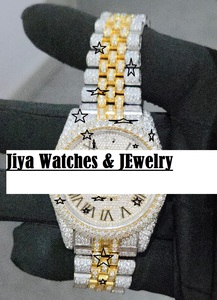 Reloj Deportivo de Lujo JIYA VVS Moissanite, Mecánico, de Acero Inoxidable para Hombre, con Esfera Analógica, Fecha Automática, Movimiento MIYOTA, Totalmente con Diamantes - Product Image 3