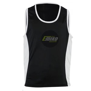 Conjunto de Uniforme de Boxeo Rojo y Negro de Poliéster Transpirable de Secado Rápido para Entrenamiento en Todas las Estaciones, Kit de Boxeo de Alta Calidad con Impresión Personalizada - Product Image 4