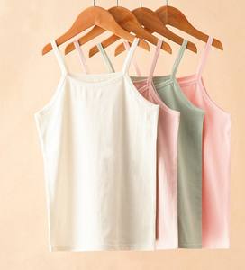 Camiseta sin mangas informal de verano con cuello redondo y diseño acanalado para niños, chaleco de lona sólida 100% algodón, ecológico y de secado rápido. - Product Image 2