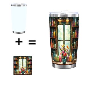 Stainless Steel Tumbler 20oz Double Wall <b>Insulated</b> Portable Outdoor Hiking <b>Cup</b> - Product Image 1