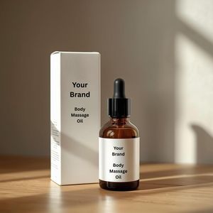 Aceite de Masaje Corporal 100% Puro y Orgánico, Certificado GMP, Aceite Hidratante y Nutritivo del Fabricante, Certificado MSDS, Manteca Corporal Personalizada - Product Image 1
