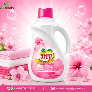 Detergente Líquido para Ropa con Aroma Floral |   Limpiador de Telas Ultra Blanco de Alta Espuma |   Lavadora Semiautomática OEM de Marca Privada para Exportación a Granel - Product Image 1