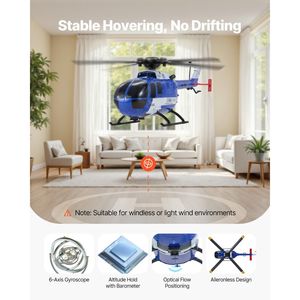 6 assi giroscopio telecomando RC elicottero 4 canali giocattolo aereo per bambini regalo perfetto - Product Image 2