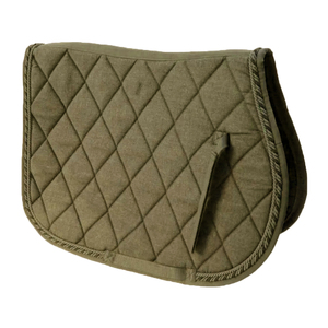 Tapis de selle en coton sur mesure, respirant et de qualité supérieure, équipement d'équitation pour tapis de selle en mousse satinée, fabrication OEM. - Product Image 5