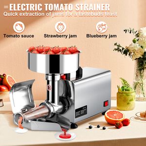 Presse-tomates électrique professionnelle 110V 370W en acier inoxydable, capacité 90-160 kg, extracteur de jus - Product Image 2