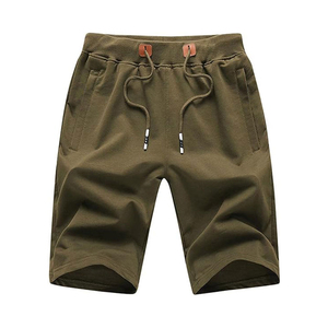 Pantalones Cortos Deportivos de Verano Personalizados para Hombre, Ropa Casual de Lona con Cintura Elástica, Diseño Sólido, Transpirables, de Secado Rápido y Ecológicos - Product Image 3