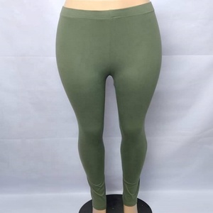 High Quality High Waist OEM Seamless Breathable Anti-Bacterial Knit Spandex/Polyester/Nylon Streetwear Fitness <b>Leggings</b> Women - Product Image 2