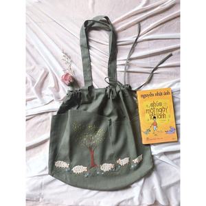 Bolsas de lona de algodón orgánico con logotipo impreso personalizado, bolsas de mano personalizadas, respetuosas con el medio ambiente - Product Image 2