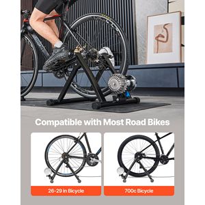 Support d'entraînement pliable pour vélo de 26-29 pouces 700C, simulateur de vélo d'intérieur rapide pour l'exercice et la pratique du cyclisme - Product Image 4