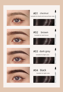 Lápiz Delineador de Cejas Líquido a Prueba de Agua, de Larga Duración, Natural, con 4 Puntas, Multicolor, de Alta Calidad, al por Mayor - Product Image 6