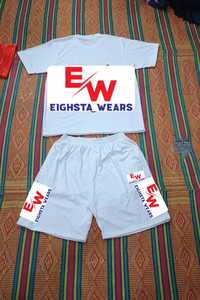 Wholesale 2 Piece Cotton Mens Summer <b>Sets</b> Casual Streetwear Short <b>Sets</b> for Men - Product Image 3