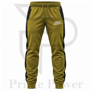 Ensemble de survêtement Prime Power pour homme, vert olive, veste zippée à col montant et pantalon de jogging fuselé, respirant, collection sportswear 2026, dernière nouveauté - Product Image 4