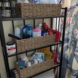 Cesta decorativa rectangular de mimbre, cesta de almacenamiento hecha a mano, venta al por mayor, ecológica, hecha en Vietnam - Product Image 5