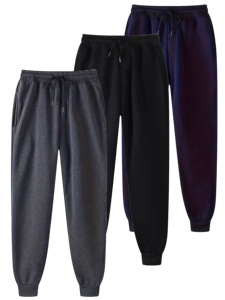 Men Fleece Joggers Wholesale Custom Cotton Sweatpants Heavyweight <b>Winter</b> Streetwear Casual Jogger <b>Trousers</b> - Product Image 1