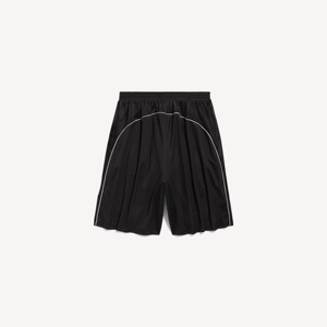 Pantalones Cortos Azul Marino y Negros para Hombre - Corte Holgado, Cintura Elástica, Ropa Deportiva Informal para Viajes de Verano, Playa y Descanso en Casa - Product Image 4