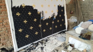 พรมโรงแรมทันสมัยลายนามธรรมขายดีที่สุดปี 2026 ทอมือ ป้องกันการลื่น ขนสัตว์หรูหรา ผลิตตามสั่ง ปูเต็มพื้นที่ ด้านหลังทำจากยางลาเท็กซ์ - Product Image 3