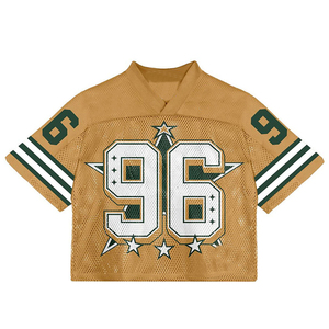 เสื้อเจอร์ซีย์ตาข่ายพรีเมียมแบบกระดุม - เสื้อทีมประสิทธิภาพสูง ทนทาน - เสื้อผ้ากีฬาระบายอากาศ แห้งเร็ว สำหรับทุกเพศ ทุกวัย แขนสั้น แบบคลับ - Product Image 4