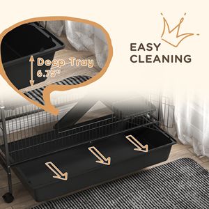 Gabbia per Animali Domestici in Acciaio Inox e Vetro per Criceti Piccoli, Medi e Grandi - Uso Interno e Personalizzabile di Lusso - Product Image 4