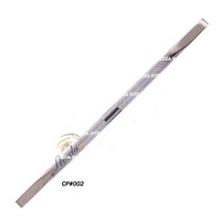 Empujador de Cutículas de Acero Inoxidable de Doble Cabeza, Removedor de Cutículas de Doble Extremo, Hecho en Pakistán, Personalizable