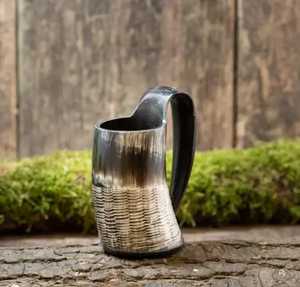 Best Selling Polished Horn Mug Durable Beverage <b>Cup</b> For Hot And <b>Cold</b> Drinks Daily Use Available at Best Price - Product Image 5