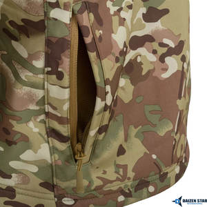 เสื้อแจ็คเก็ตซอฟต์เชลล์คอตั้งปักโลโก้ได้ กันน้ำ กันลม เหมาะสำหรับงานกลางแจ้ง มีกระเป๋าหน้า ผลิตจากโรงงาน - Product Image 3