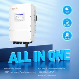 ระบบจัดเก็บพลังงานภายในบ้าน Solis 15kW ชุดไฮบริดครบชุด อินเวอร์เตอร์ 3 <span class=keywords><strong>เฟส</strong></span> แรงดันต่ำ 15kWh แบตเตอรี่ 200A แผงโซลาร์เซลล์ - Product Image 2