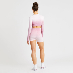 Shorts de compression pour femmes, OEM, vente en gros, sexy, doux, moulants, couleur unie, respirants, avec élasticité - Product Image 2