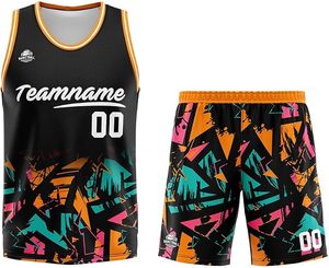 Camiseta de Baloncesto Personalizada con Nombre, Número y Logotipo del Equipo, Uniforme Personalizado para Adultos y Niños - Product Image 3