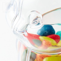 Scatola per Caramelle a Forma di Pulcino in Plastica PS Trasparente, Stampata a Iniezione, Ecologica, Riutilizzabile e Sicura per Alimenti di Kwang Hsieh